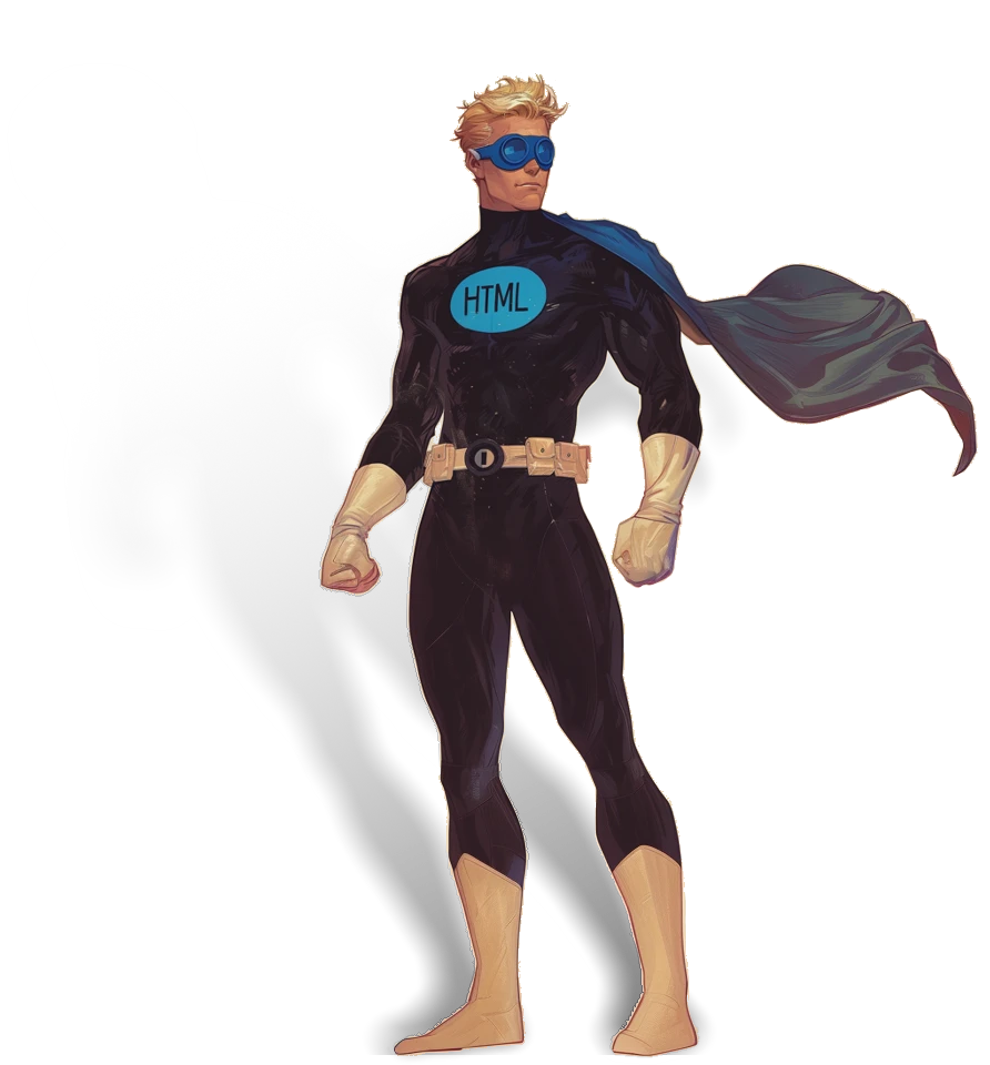 An html superhero here to save your website